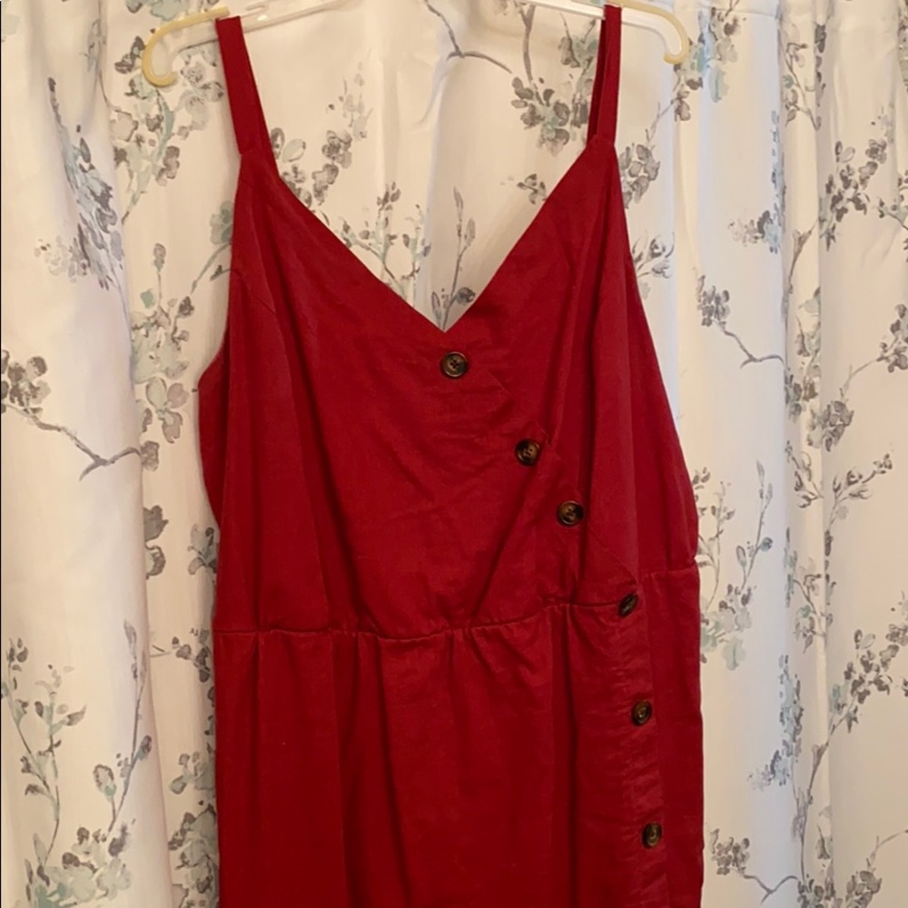 Burnt orange dress